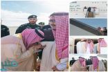 خادم الحرمين الشريفين يصل إلى الرياض قادماً من حائل