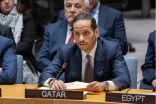 وزير الخارجية القطري: الشعب الفلسطيني في قطاع غزة واجه سبعة أسابيع كارثية