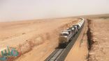 بالفيديو.. تصوير جوي لقطار “سار” أثناء دخوله محطة القصيم والخروج منها