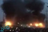 بالفيديو.. متظاهرون يقتحمون القنصلية الإيرانية في البصرة ويضرمون النيران فيها
