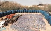العثور على 92 برميلاً مهيأة للتعبئة.. ضبط مصنع خمور شمال الرياض (فيديو)