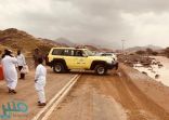 وفاة شخص وإنقاذ 111 آخرين وإيواء 14 أسرة وإغلاق 6 طرق إثر أمطار المدينة