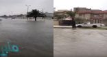 بالفيديو.. اختناق مروري فى شوارع الدمام بسبب الأمطار
