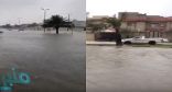 بالفيديو.. اختناق مروري فى شوارع الدمام بسبب الأمطار