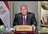 وزير خارجية مصر يؤكد أهمية العمل من أجل وقف إطلاق النار في السودان