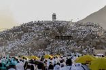ضيوف الرحمن يستقرون على صعيد عرفات