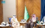 سمو الأمير تركي بن محمد بن فهد يستقبل الأمين العام لمجلس التعاون لدول الخليج العربية