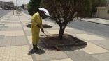 أمانة الرياض تزود عمال النظافة بـ 6 آلاف مظلة لحمايتهم من حرارة الشمس