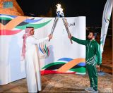 محافظ الدرعية يستقبل شعلة دورة الألعاب السعودية 2023