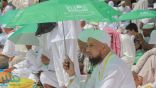 العلاقات العامة بالمسجد الحرام توفر (100) ألف مظلة لضيوف الرحمن
