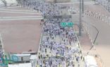 ضيوف خادم الحرمين الشريفين يغادرون مشعر منى بعد رمي الجمرات