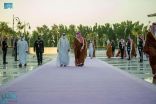 سمو ولي العهد يستقبل سمو ولي عهد أبو ظبي بمطار الملك عبدالعزيز الدولي