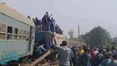 بالفيديو.. حـادث انقلاب قطار في مصر يسفر عن وفاة وإصابة أكثر من 100 شخص