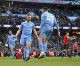 السيتي برباعية يتغلب على اليونايتد