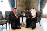سمو الأمير خالد الفيصل يستقبل مدير فرع عقارات الدولة بجدة