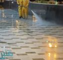 “أمانة نجران” تعلق على فيديو “غسل مدخل فندق”.. وتوضح حقيقته