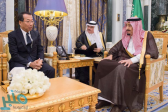 خادم الحرمين يستقبل سفير اليابان بالسعودية