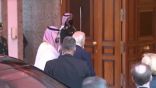 ولي العهد يستقبل الرئيس الأمريكي في قصر السلام في جدة