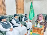أعضاء فريق عزم للبحث والإنقاذ والإغاثة بمنطقة الباحة يزورون محافظ قلوة