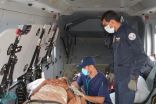 طيران الأمن بأمن الدولة ينقذ مسنّاً تعرض لإصابة بالظهر في قمة جبل بالمدينة المنورة