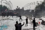 «القوات العراقية» تُطلق الرصاص الحي في الهواء لتفريق مظاهرات بغداد