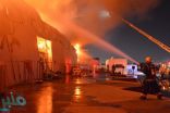 بالصور .. مدني جدة يسيطر على حريق هائل جنوب المحافظة