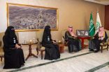 الأمير سعود بن مشعل يستقبل المدير التنفيذي لجمعية تمكين الأيتام بمكة المكرمة