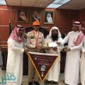 مدير تعليم وادي الدواسر يستقبل الكشافة المتميزين في منافسات رسل السلام بالرس