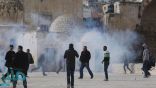 إصابة عشرات الفلسطينيين بحالات اختناق فى مسيرة قرب رام الله