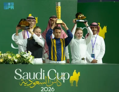 الفرنسي ميكايل برزلونا يتوّج بلقب تحدي الخيّالة الدولي 2026