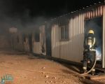 الدفاع المدني: لا حريق بجامعة شقراء.. والمقاطع لحريق نشب في “موقع بركسات”