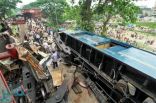 مصرع 15 شخصًا في اصطدام قطارين في بنغلادش