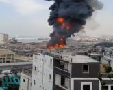 اندلاع حريق هائل بـ”مرفأ بيروت” .. ومخاوف من كارثة جديدة