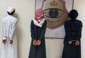 القبض على (3) مواطنين لإتلافهم جهاز رصد آلي (ساهر) على امتداد طريق تربة