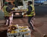 أمانة جدة تنفذ حملة على الباعة المتجولين وتصادر 8 أطنان من الخضروات
