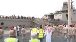 سفينة جلالة الملك “مكة” تنقل 195 شخصًا من رعايا الدول الشقيقة والصديقة إلى جدة