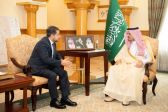 نائب أمير مكة يستقبل القنصل الأردني والقنصل البريطاني لدى المملكة