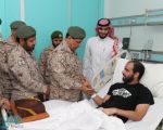صور.. قائد القوات البرية الملكية يزور مصابي القوات المسلحة