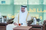 وزير النقل والخدمات اللوجستية يلتقي عددًا من المواطنين ويستمع لملاحظاتهم الخدمية بمنطقة الجوف