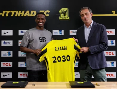 الاتحاد يعلن رسميًا التعاقد مع راكان كعبي حتى عام 2030