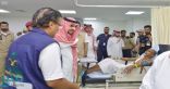 نائب أمير مكة يزور الحجاج المنومين في مستشفى الجسر بمشعر منى