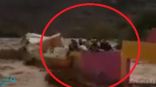 شاهد: فيديو مروع.. غرق 7 أشخاص أمام ذويهم بفيضانات المغرب