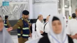 قوة الدفاع المدني تعزز جهودها في المسجد الحرام وساحاته خلال شهر رمضان 1447هـ
