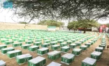 مركز الملك سلمان للإغاثة يوزّع 690 سلة غذائية في منطقتي دعر برق وجيبيلي بالصومال