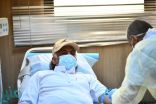 تحت شعار « دمي فداء لوطني» فريق قمم السعودية للهايكنج بالمجاردة يتبرع بالدم