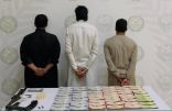 مكافحة المخدرات تقبض على (3) أشخاص بمنطقة عسير لترويجهم مادة الإمفيتامين المخدر