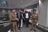 الوفود الإعلامية الدولية المشاركة في تغطية موسم حج هذا العام 1446هـ تزور مركز القيادة والتحكم في المشاعر المقدسة