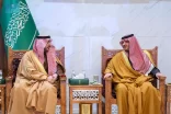 الأمير عبدالعزيز بن سعود يلتقي أمير منطقة الجوف ويطّلع على مبادرات المنطقة التنموية