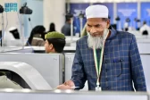 جوازات مطار الأمير محمد بن عبدالعزيز بالمدينة المنورة تستقبل أولى رحلات ضيوف الرحمن القادمين من جمهورية الهند لأداء حج هذا العام 1446هـ