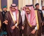 خادم الحرمين يستقبل وزير الإعلام ومسؤولي الهيئات الإعلامية والصحف